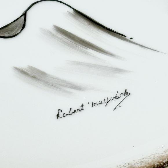 Set-2 VNTGAlaska Inuit Wild Hunt Plates Robert Mayokok TransferWare 10.25”rnd - Picture 3 of 16